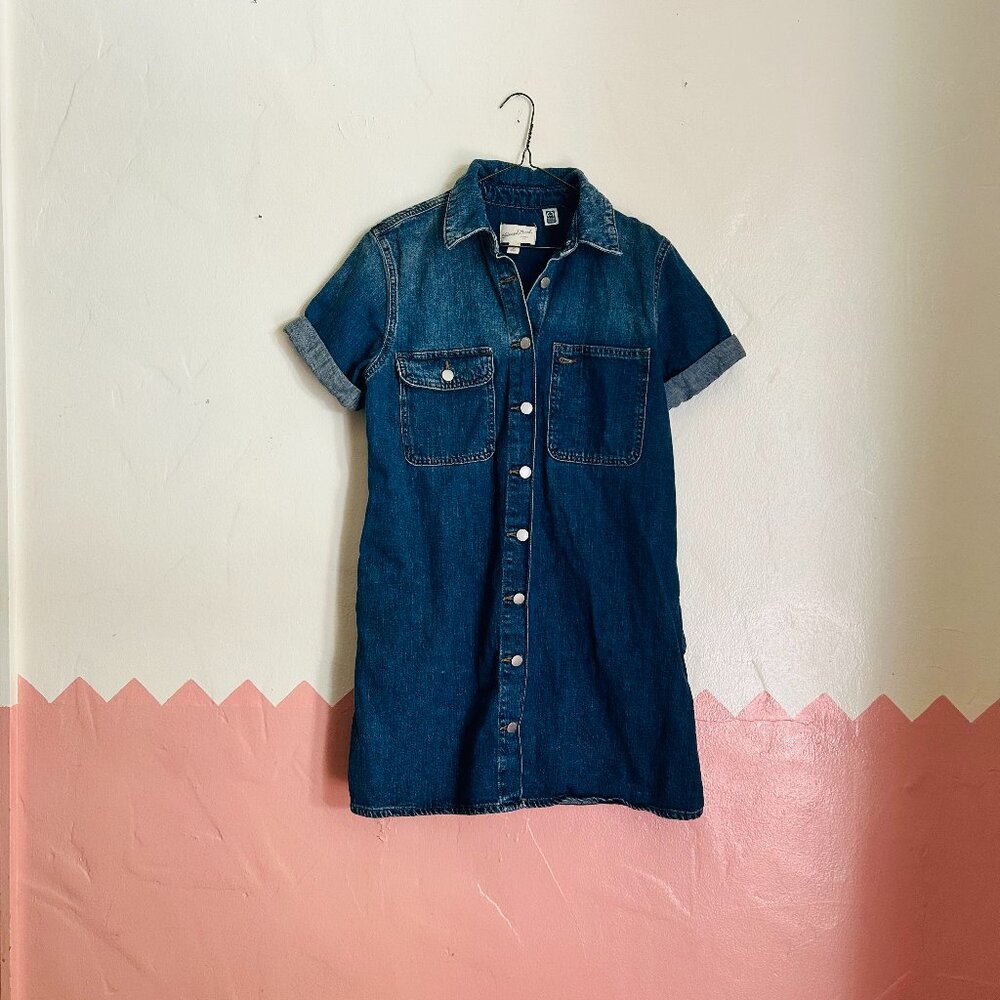 Universal Thread Button Up Denim Dress Size XS